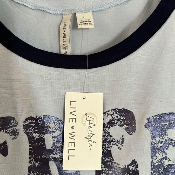 NWT Cato blue free spirit tee - Picture 4 of 5